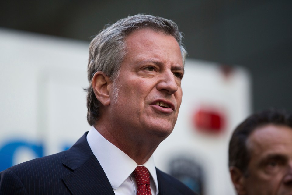  New York City Mayor Bill de Blasio also fired back at the unproven claims