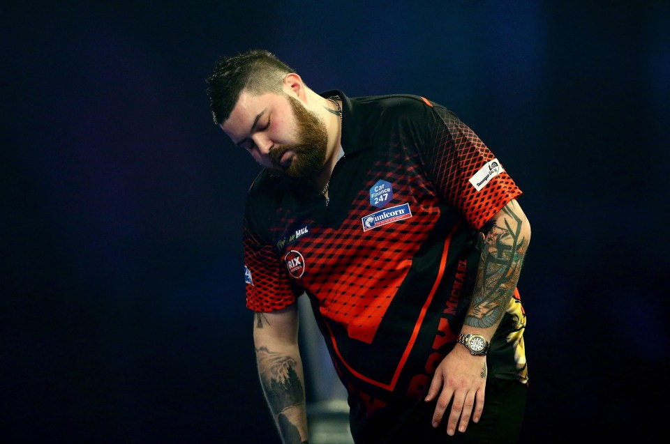 Michael Smith broke his left hand on a toilet door during the last PDC World Darts final