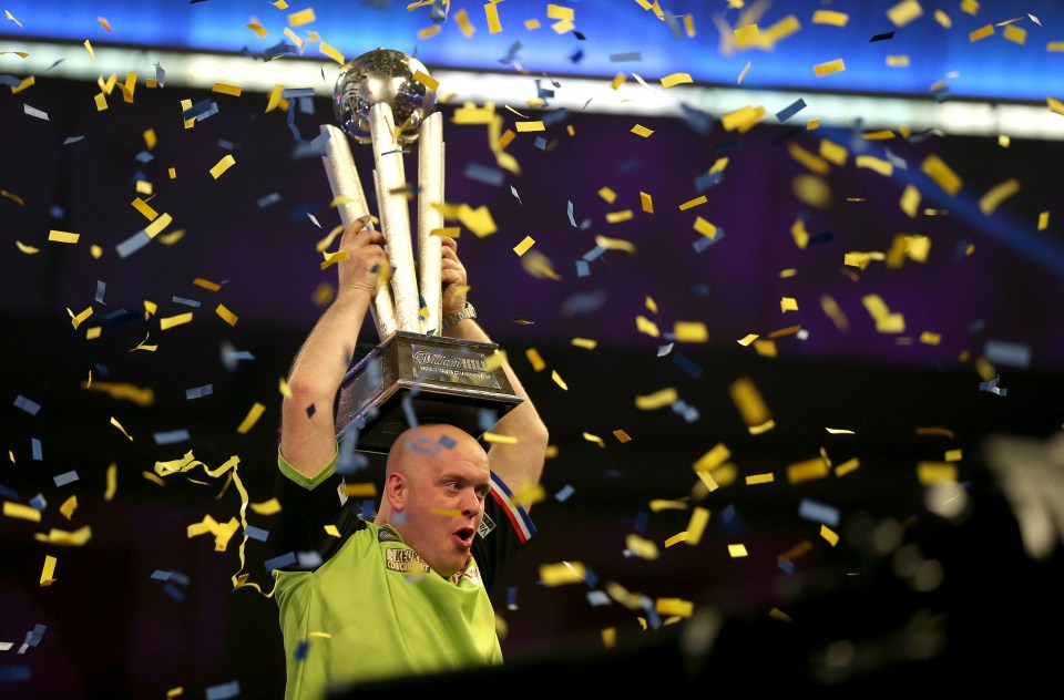 Van Gerwen triumphed here last year