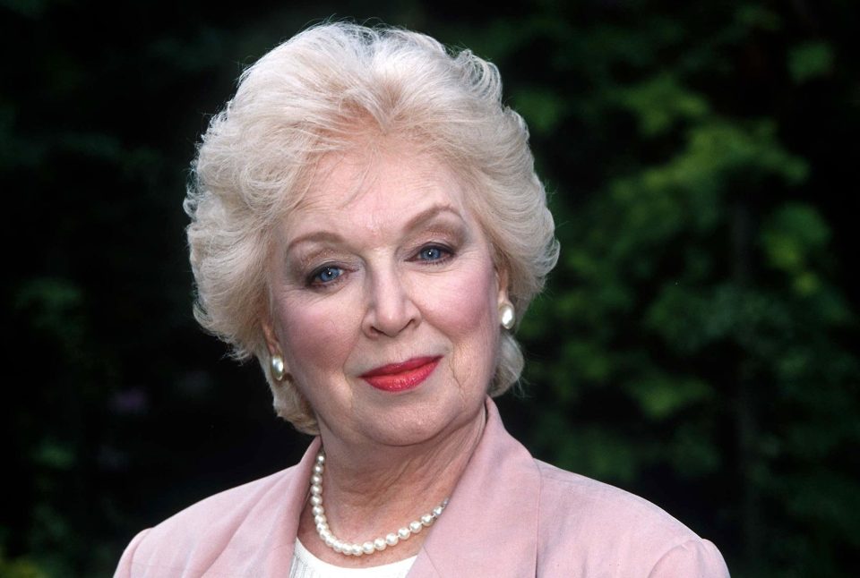  Ab Fab star and comedy legend June Whitfield