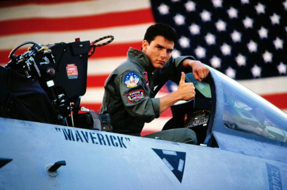  Maverick's plane in 1986