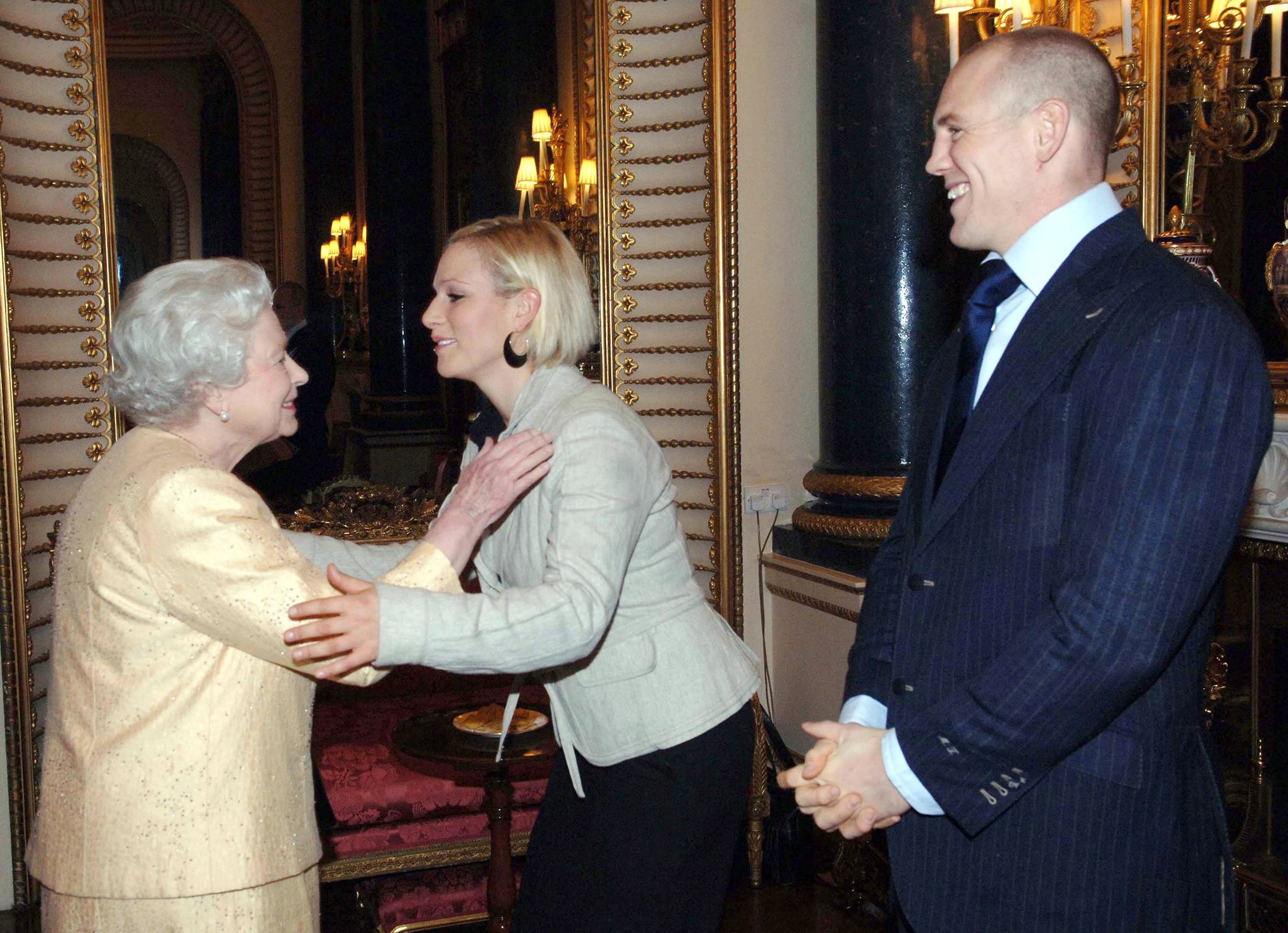  Mike revealed the Queen sits the children in a different room at the annual pre-Christmas lunch  