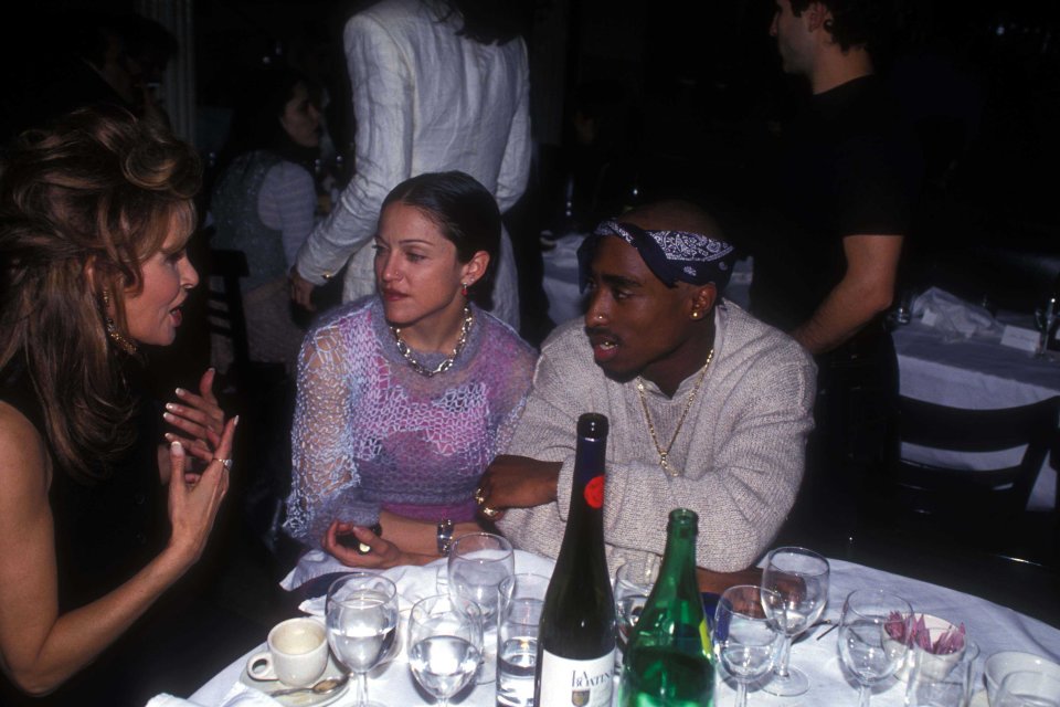  Madonna was also linked to rapper Tupac in 1994