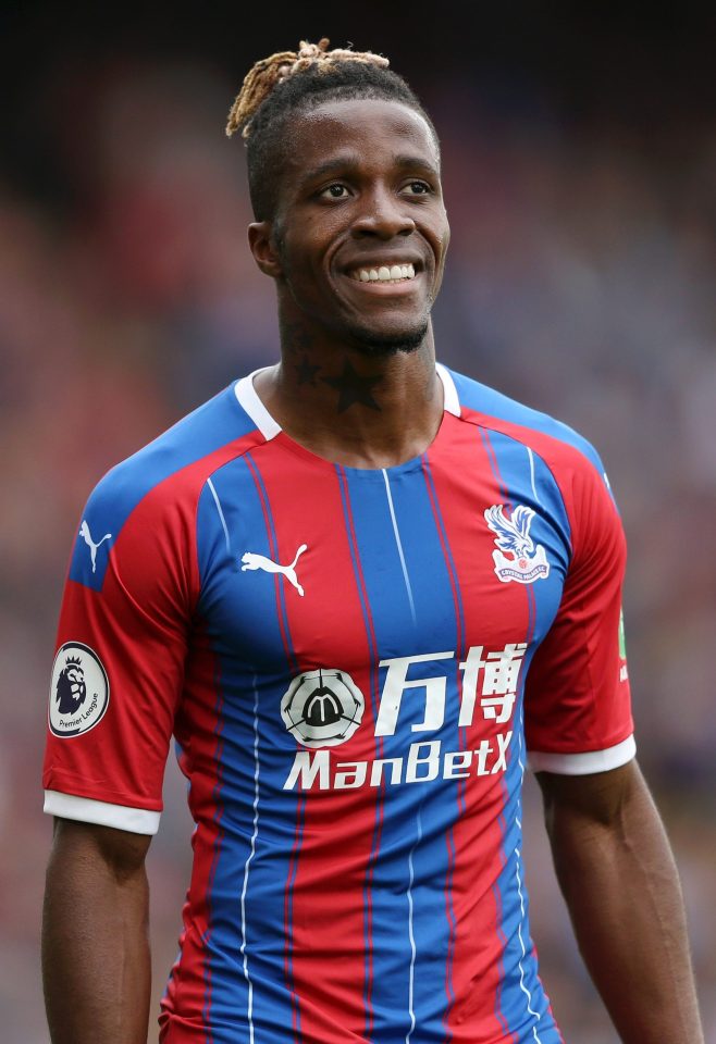  Wilfried Zaha has regularly been linked with moves away from Crystal Palace in recent years