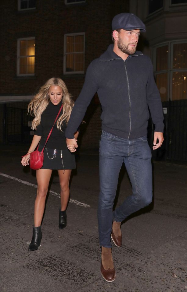  Caroline and Lewis Burton seen together in London in October