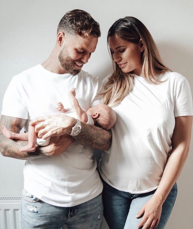  Jess Shears and Dom Lever have revealed the name of their baby boy