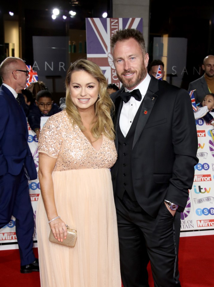 Ola Jordan and her husband James have revealed they are expecting a baby girl