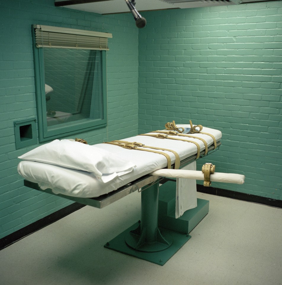  Runnels was strapped to a gurney as he was given the lethal injection