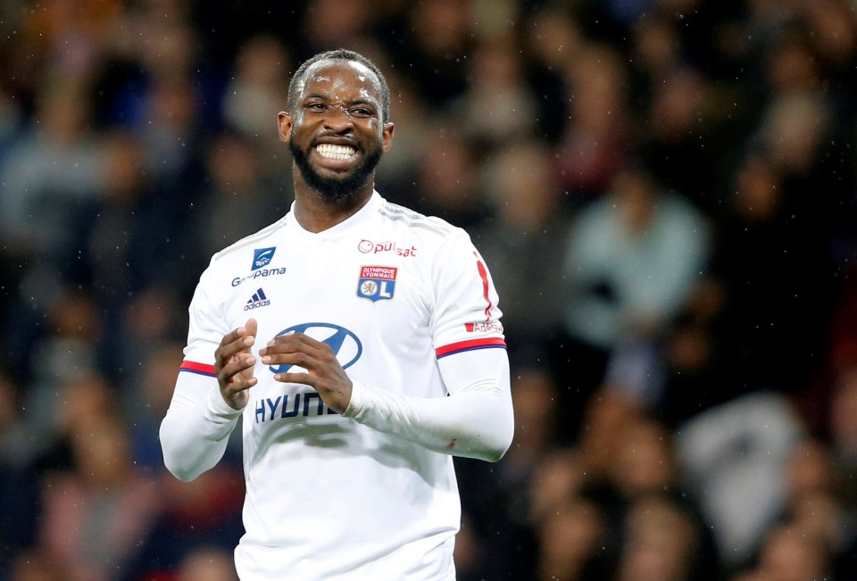  Lyon striker Moussa Dembele has netted ten times in 15 Ligue 1 games