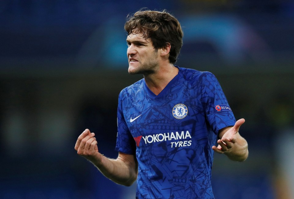  Marcos Alonso is struggling to make the Chelsea starting XI