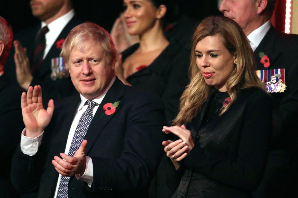  The PM even dropped a big hint he is planning to propose to girlfriend Carrie Symonds