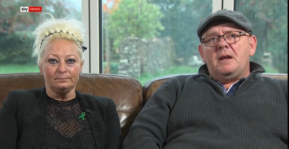  Devastated mum and dad of Harry Dunn — Charlotte Charles and Tim Dunn