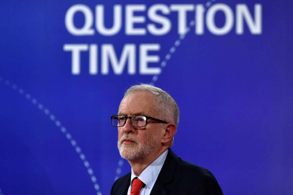  Jeremy Corbyn on BBC One Question Time