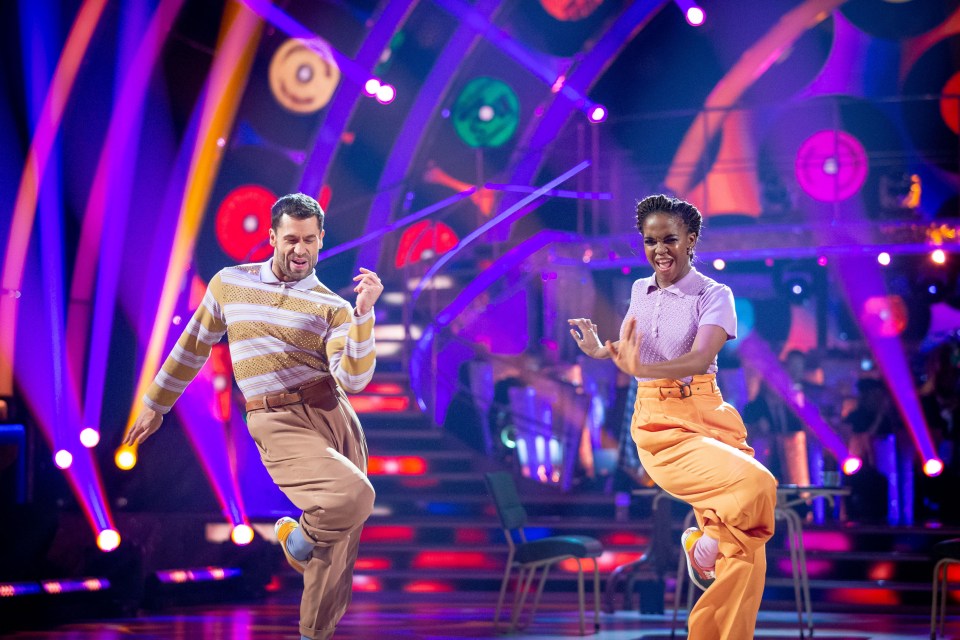 The pair have worked well together on their dances to perfect their routines each week