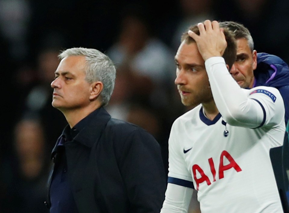  Jose Mourinho has reportedly failed to convince Christian Eriksen to sign a new contract