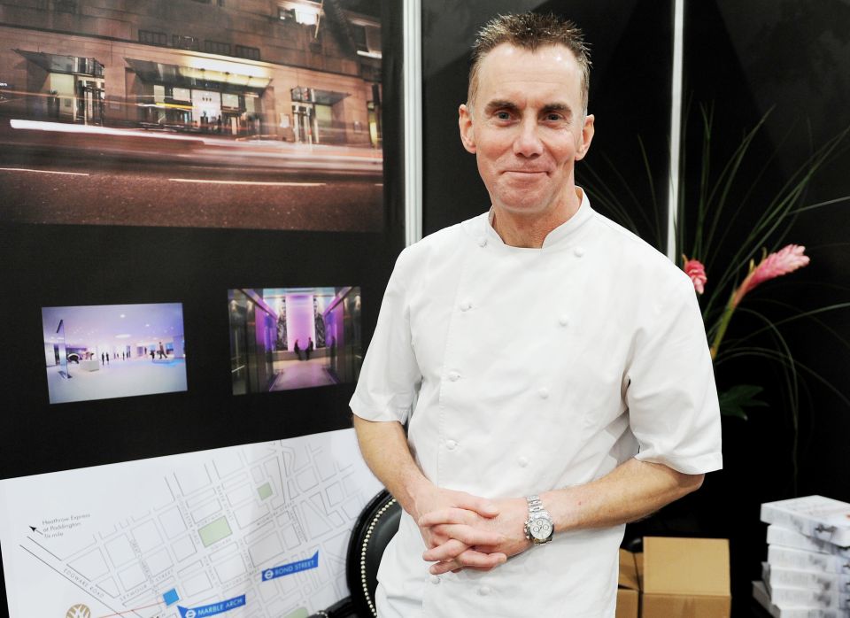  Gary Rhodes suffered a bleed on the brain