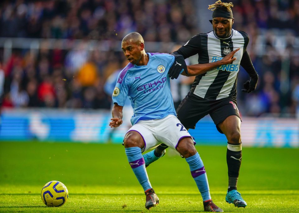  Without Fernandinho, City might have conceded many more against Newcastle with their defence looking shockingly rusty