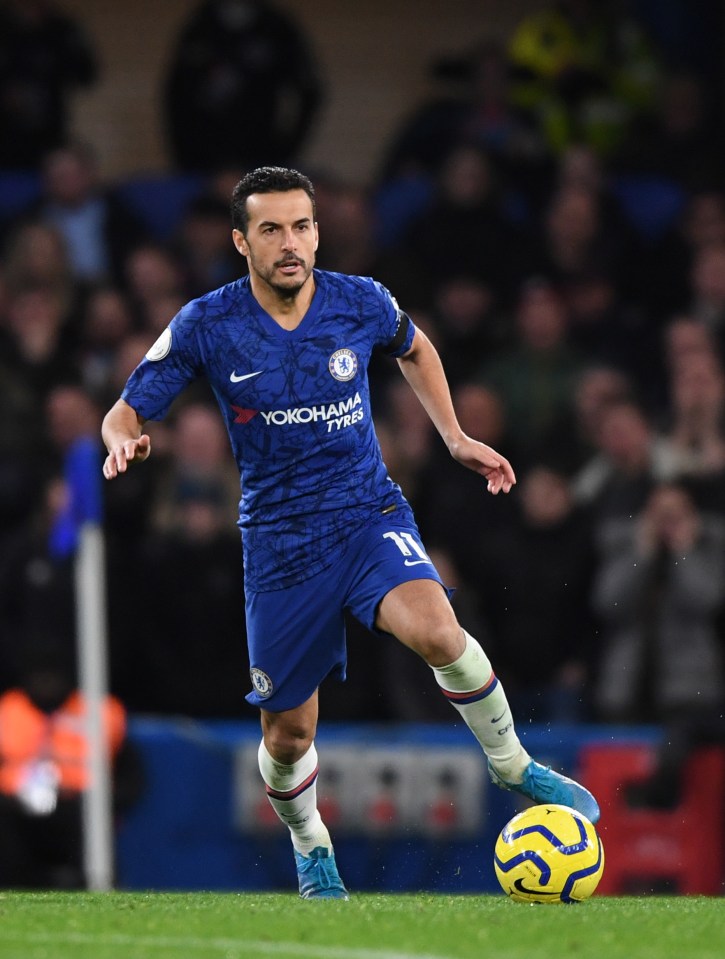  Pedro's contract with Chelsea comes to and end in the summer of 2020.