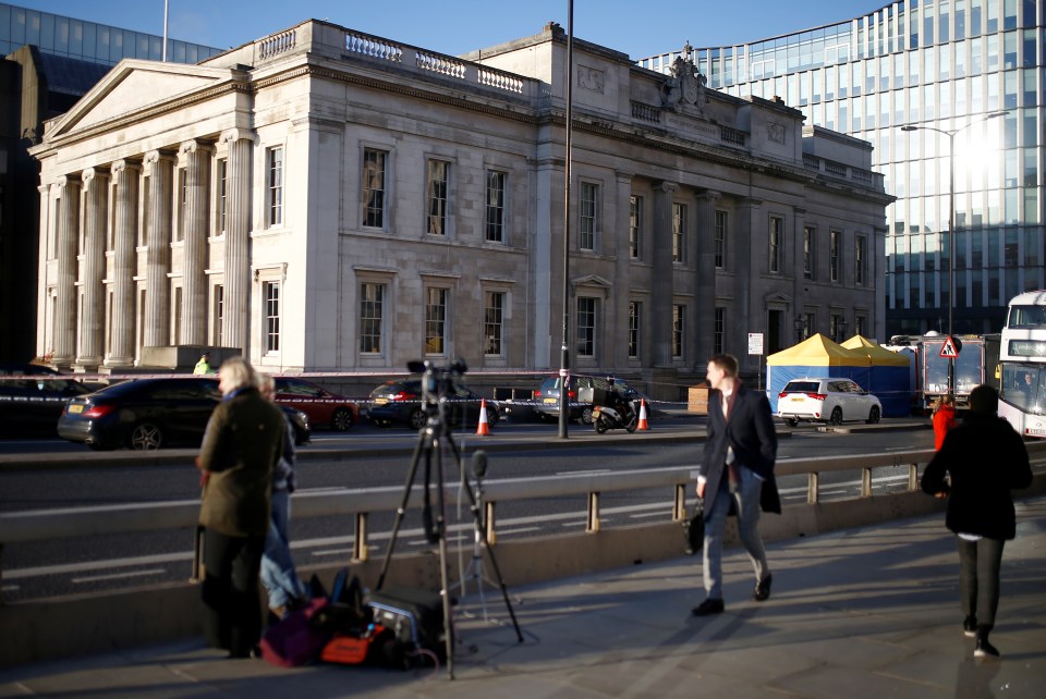  Fishmongers' Hall on the north side of London Bridge, where the attack occurred