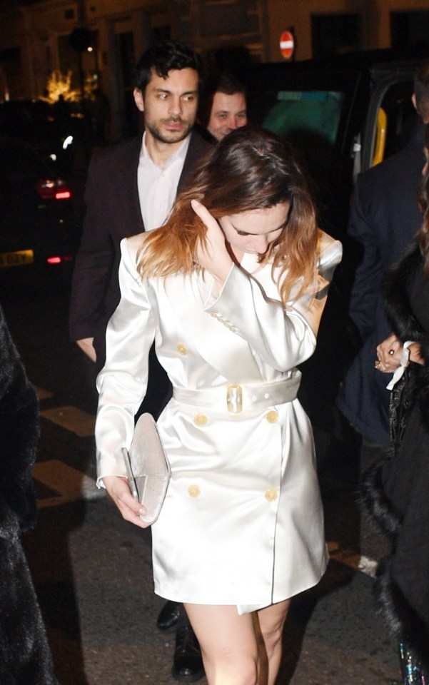  Meanwhile Lily was seen leaving a British Fashion Awards party with hunky actor Max Ianeselli