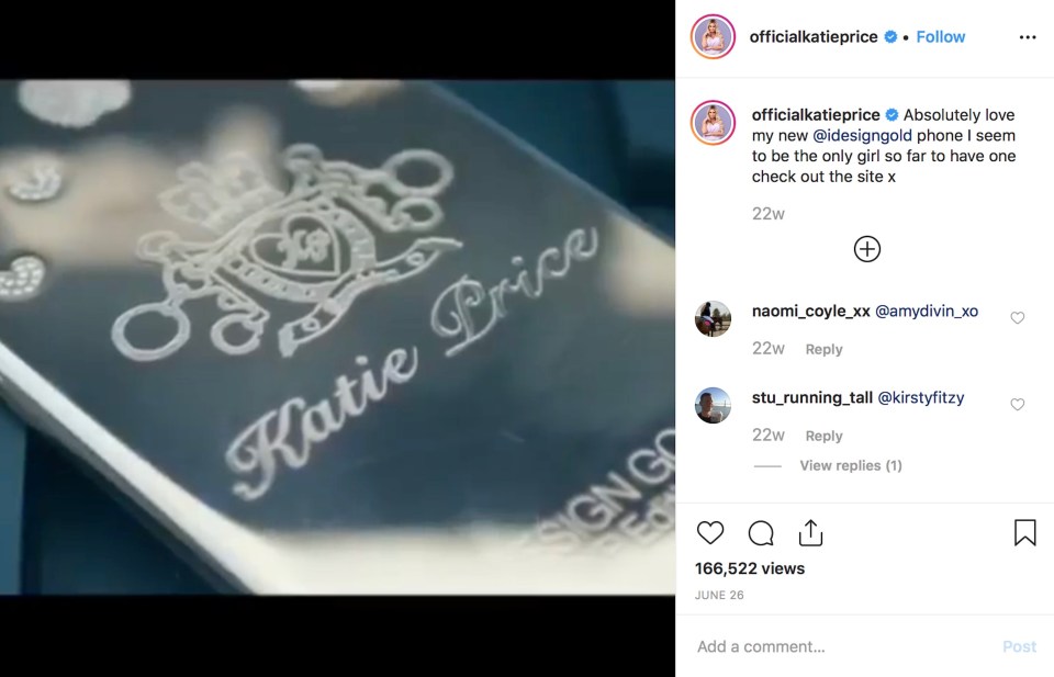  Katie claimed the product was a gift and iDesign Gold did not approve the content of the post