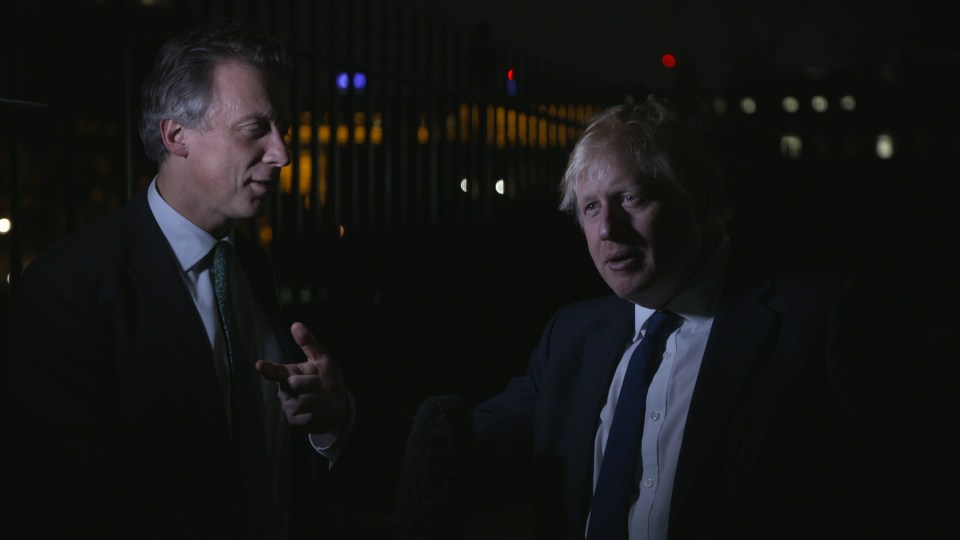  Boris meets with The Sun's Tom Newton Dunn back at No10