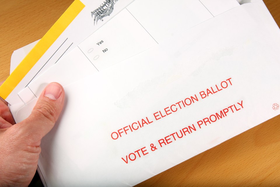  You can opt to have a proxy to vote for you if you're away or unable to vote on polling day