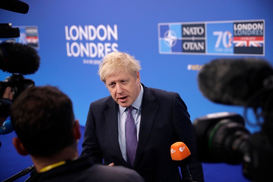  Boris speaks to reproters ahead of the summit this morning