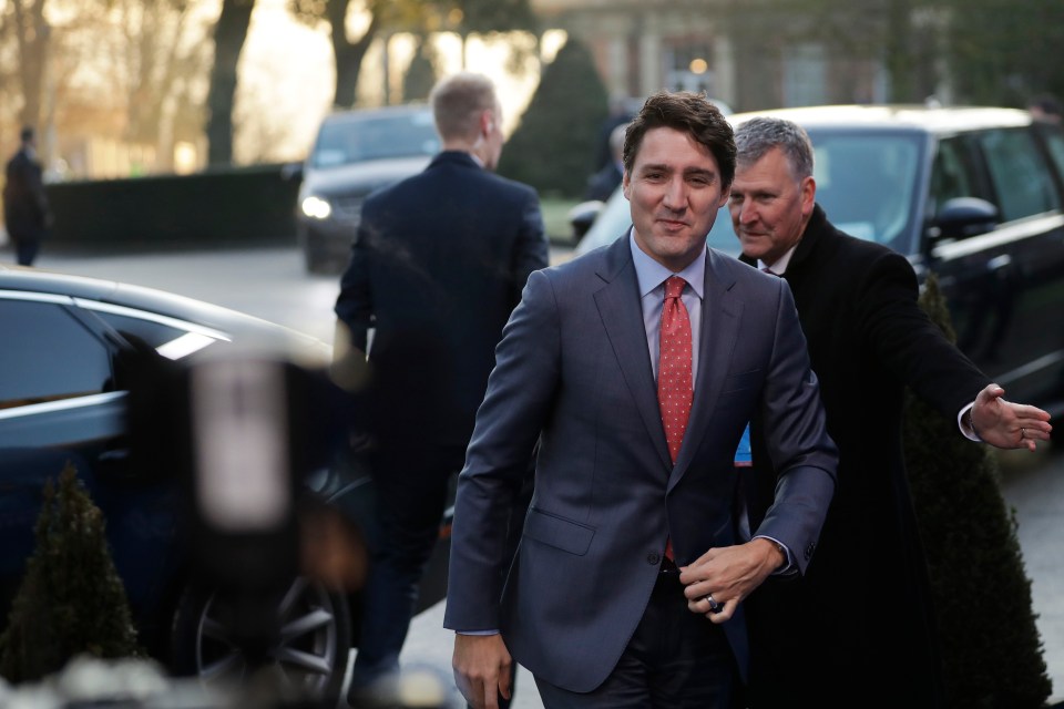  Justin Trudeau arrives at the summit this morning