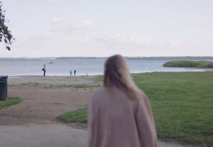  Katrine stands near the shore on the island of Zealand, Denmark, where the horror unfolded