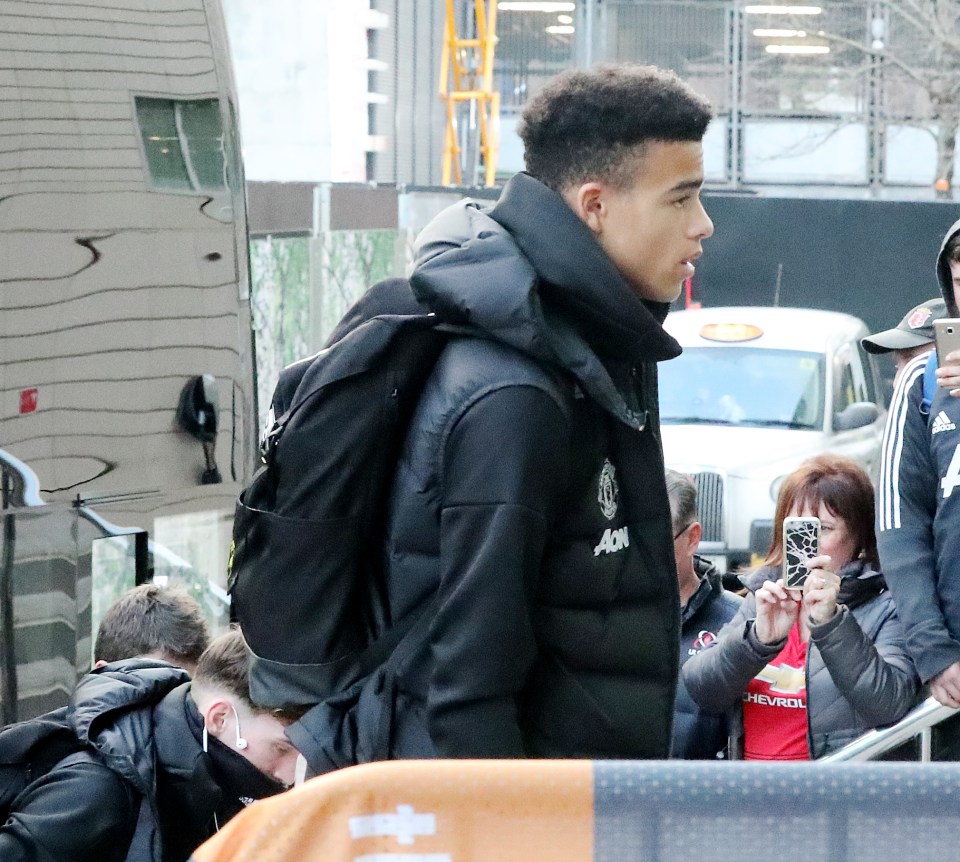  Mason Greenwood arrived at the Lowry hoping to replace the injury Anthony Martial