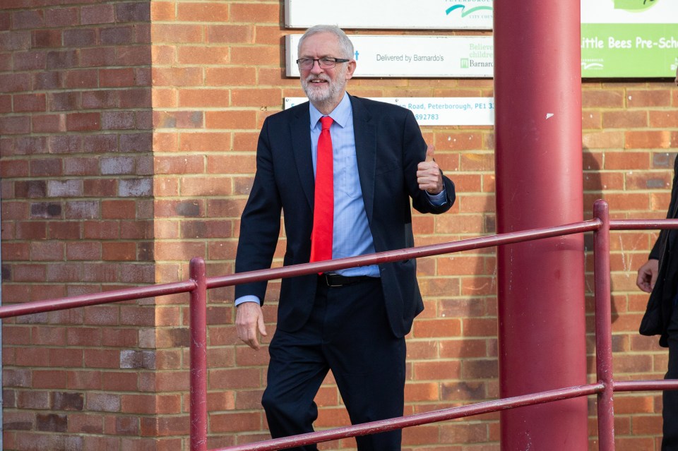  The labour leader on the campaign trail today