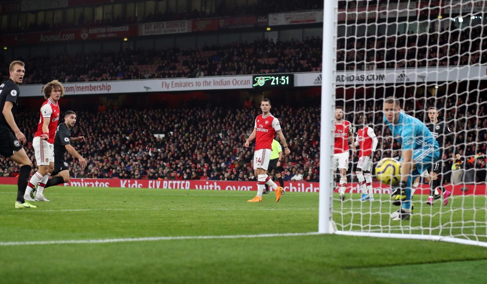 Maupay scored a brilliant winner at Arsenal last week