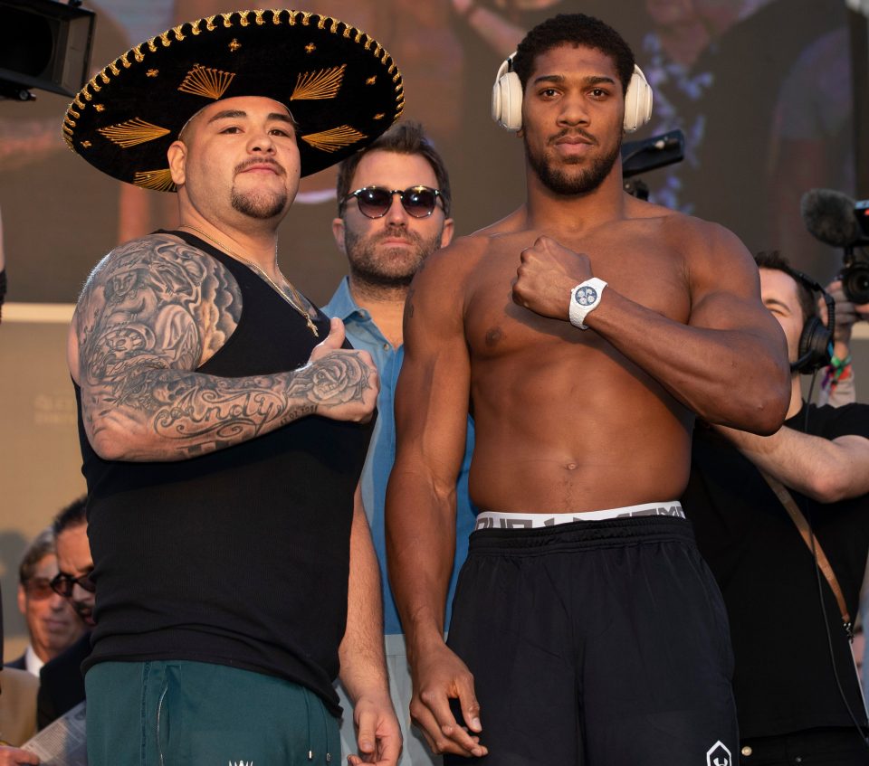  Andy Ruiz Jr weighed three stone heavier than Anthony Joshua