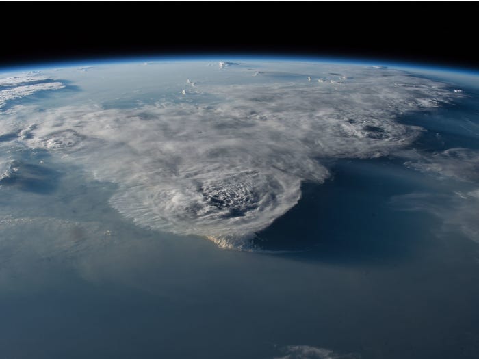  Thunderstorms roll over the South China Sea, July 29, 2016