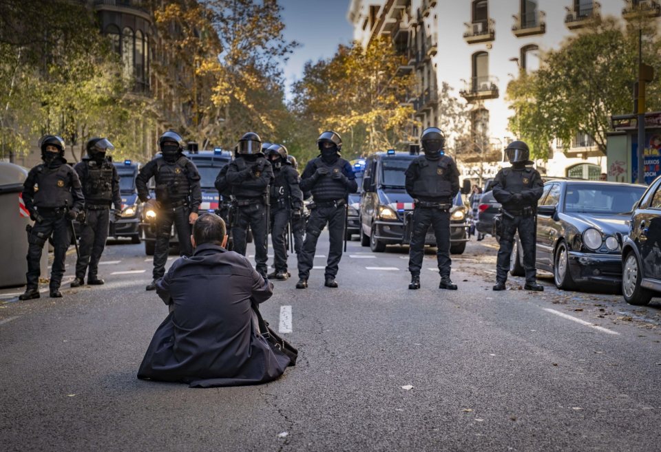  Protests in Barcelona have led to special security measures taking place ahead of El Clasico