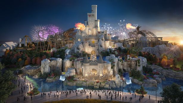  The London Resort will feature a castle surrounded by rides