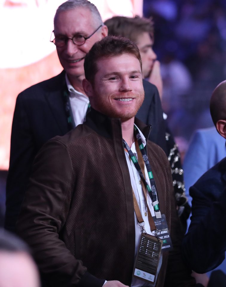  Saul ‘Canelo’ Alvarez will be supporting his fellow Mexican Ruiz