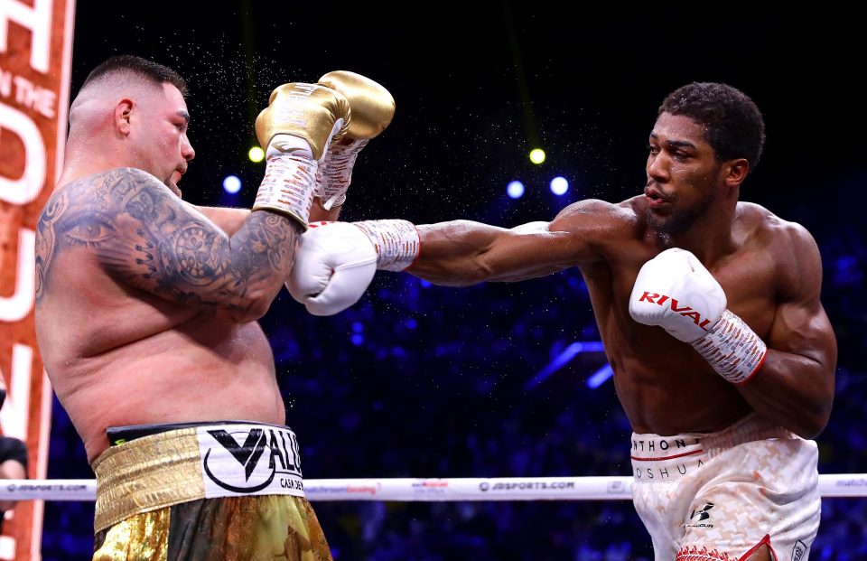  Joshua out-punched Ruiz in their Saudi Arabia rematch