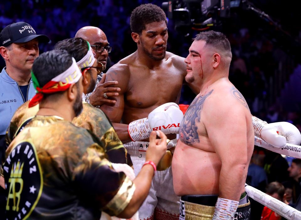  Anthony Joshua had some commiseratory words for defeated challenger Andy Ruiz