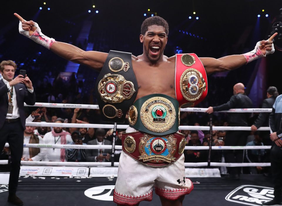  Anthony Joshua is likely to face one, or both, of his mandatories next