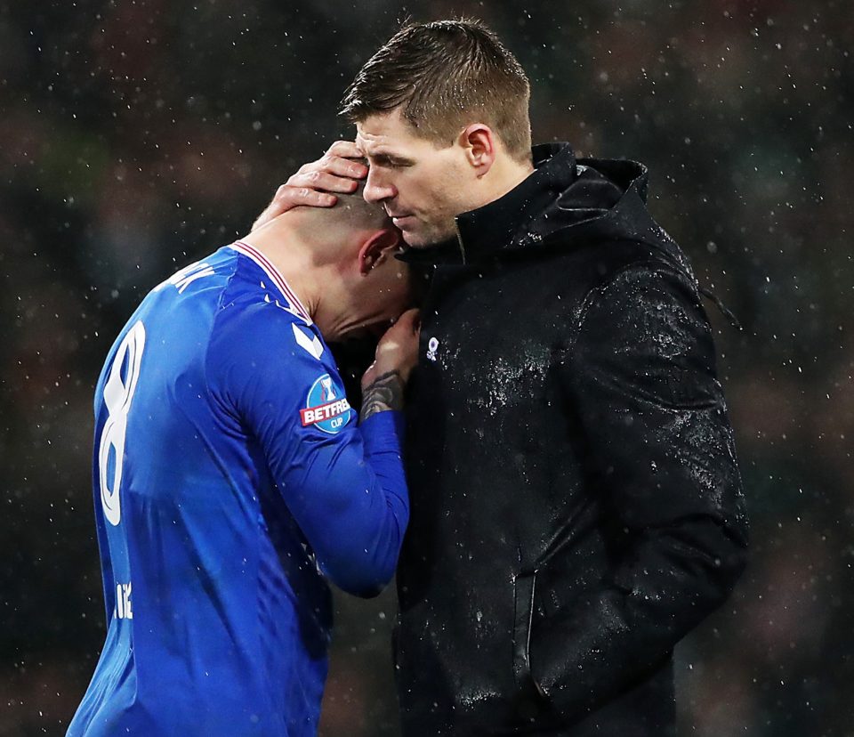  But it was despair for Steve Gerrard and his players as they fluffed their lines