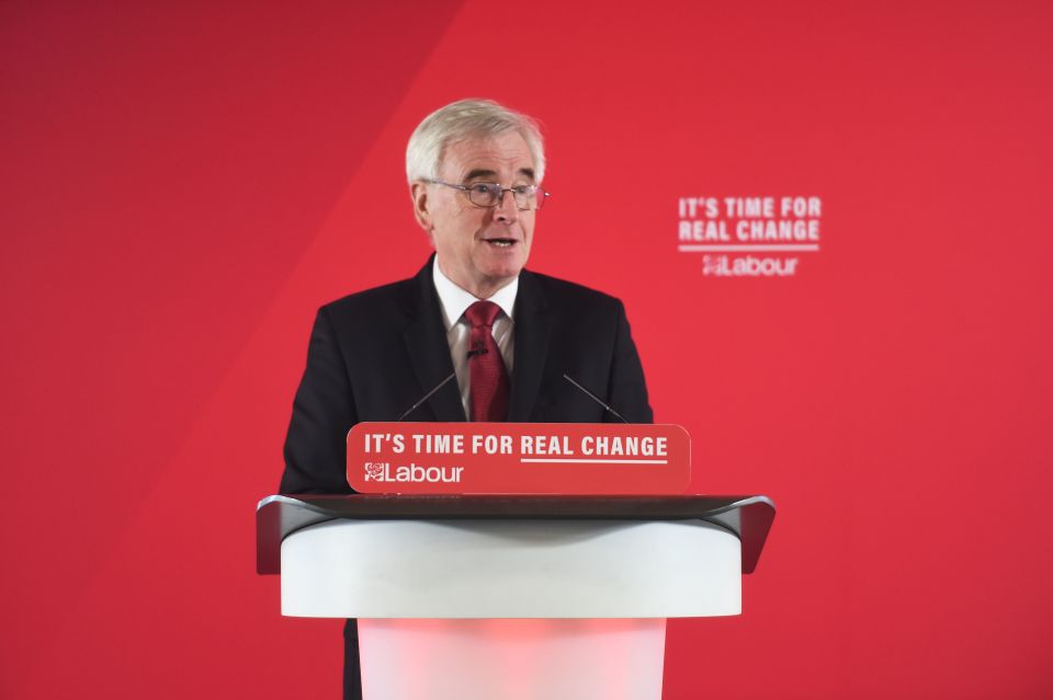  McDonnell said earlier there wouldn't be a run on the pound if Labour wins on Thursday