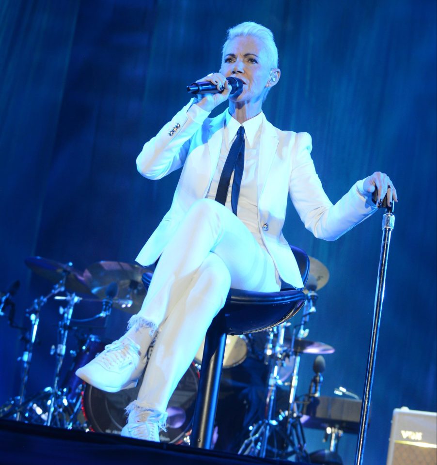 Marie Fredriksson at one of her last concerts, in Johannesburg in January 2016