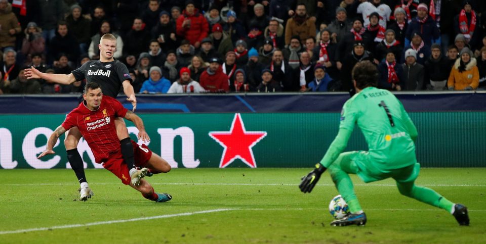  Teen sensation Erling Haaland shone for RB Salzburg against Champions League holders Liverpool