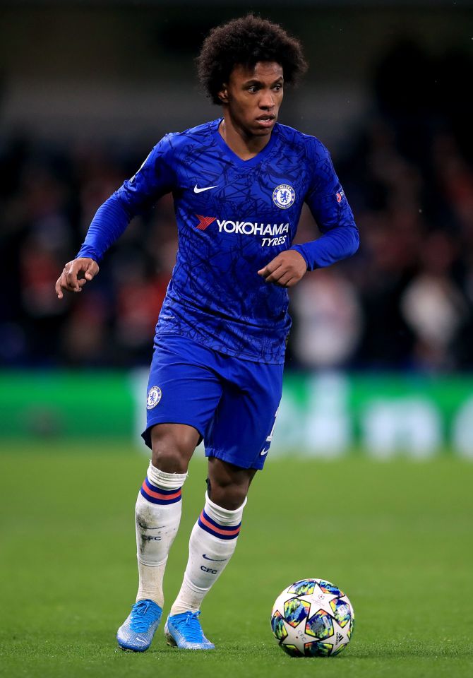  Brazilian attacking midfielder Willian is said to still be in talks over his Chelsea future.