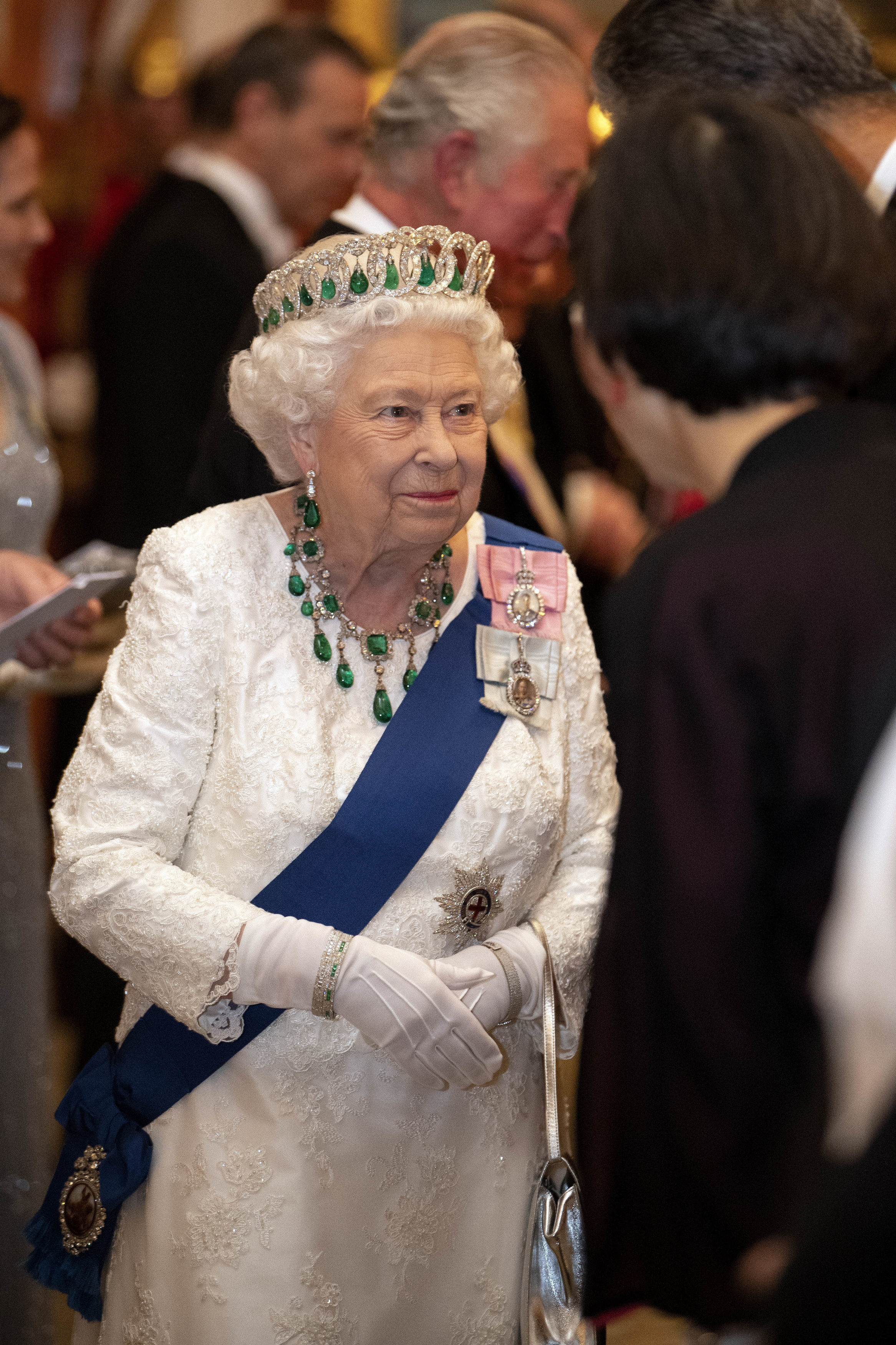 The annual event is hosted by the Queen and is attended by foreign ambassadors based in the UK 