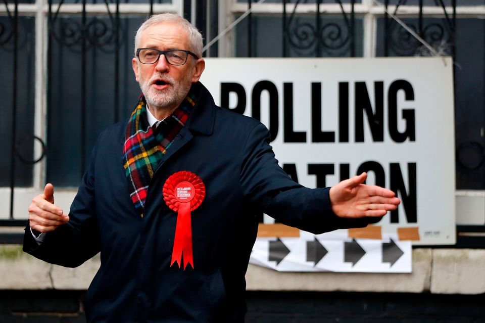  Corbyn's Labour is set to win just 191 seats, according to the 10pm exit poll