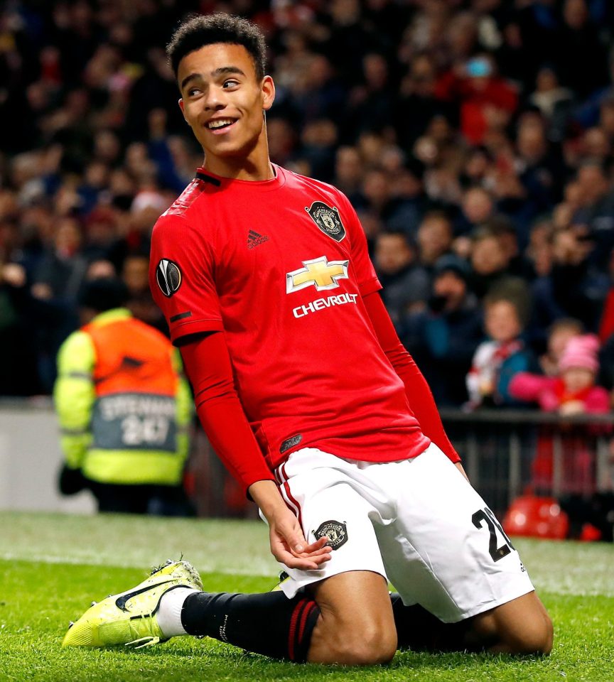  Greenwood has exploded onto the scene at Old Trafford this season with seven goals in all competitions