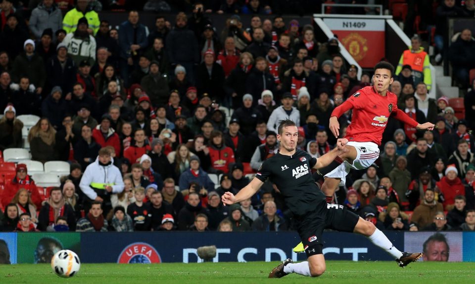  England Under-21 frontman Mason Greenwood completes Man Utd's 4-0 rout pf AZ Alkmaar with his second goal